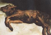 New-Born Calf Lying on Straw (nn04), Vincent Van Gogh